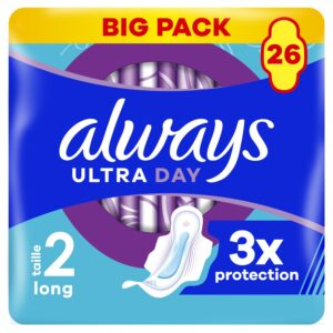 ALWAYS ULTRA SERV. HYG. 32 PC. LONG AVEC AILETTES